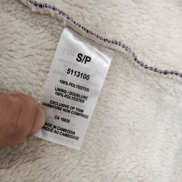 Nicole Miller Original Women's Open Front Cardigan Size S Purple Casual Fall - Picture 4 of 7